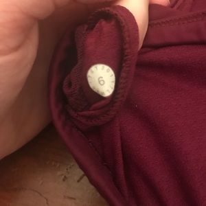 Free to be zen bra - size 6 - maroon